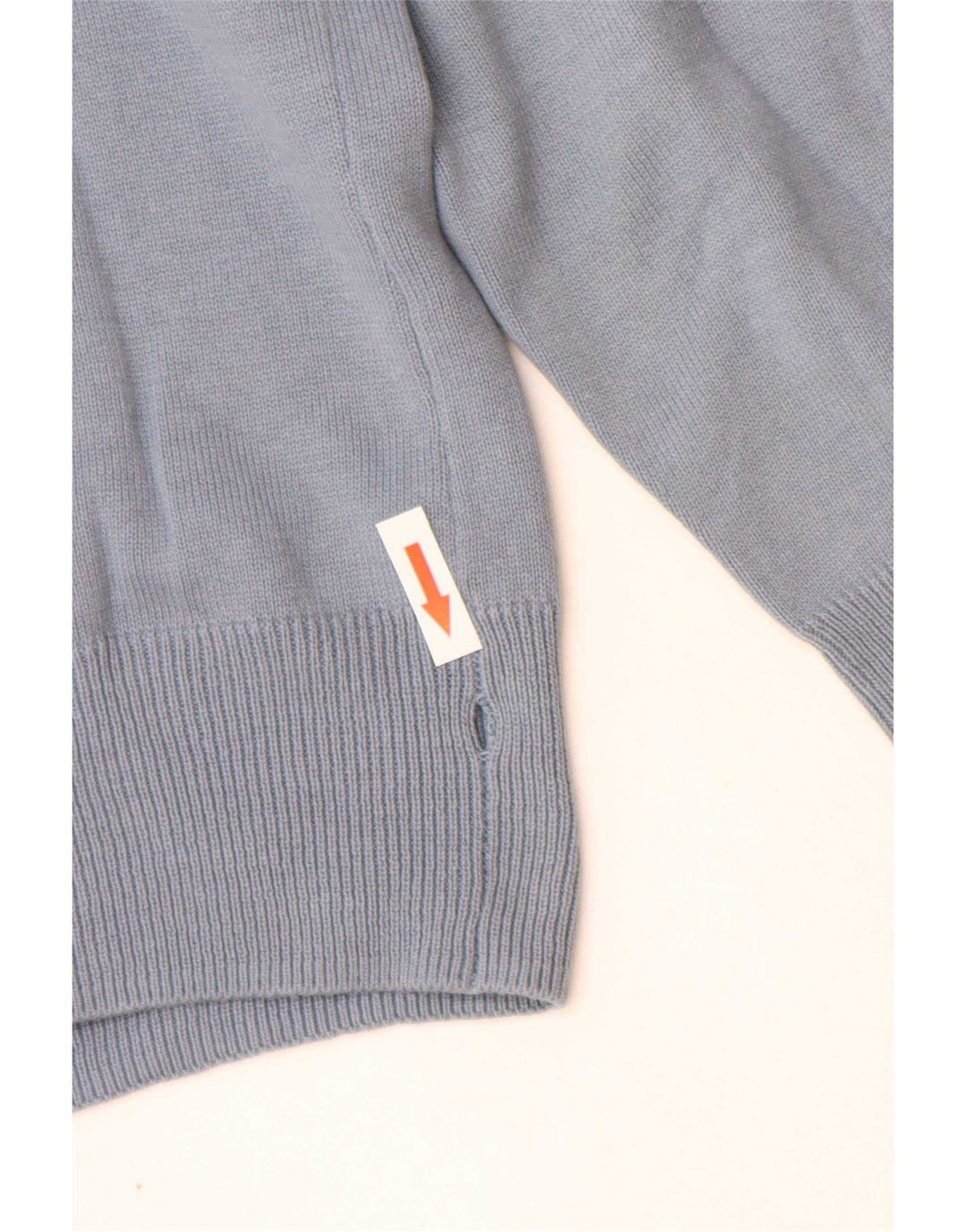 Marks & Spencer Pull à col rond pour homme en coton bleu Taille L