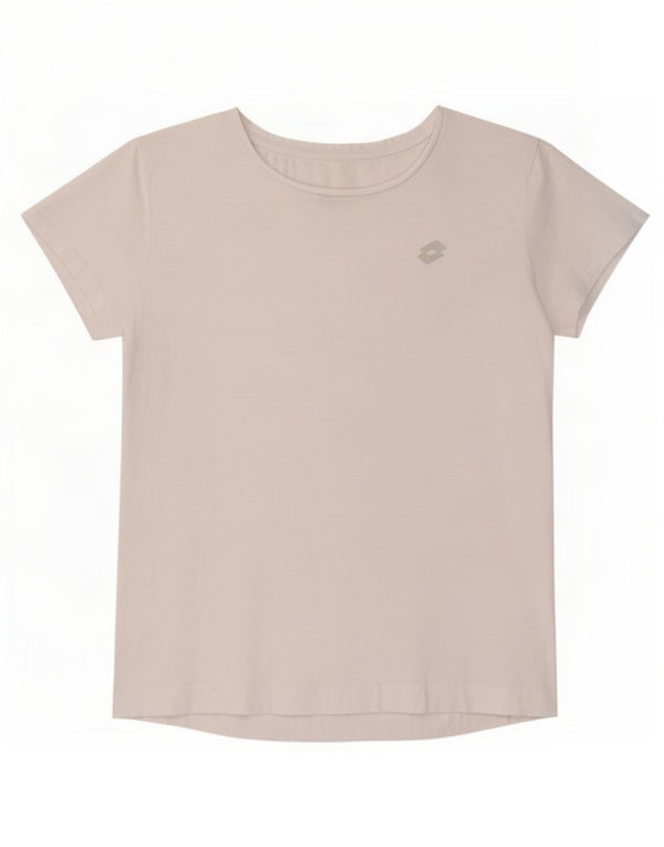 Lotto T-Shirt Femme UK 14 Moyen Blanc
