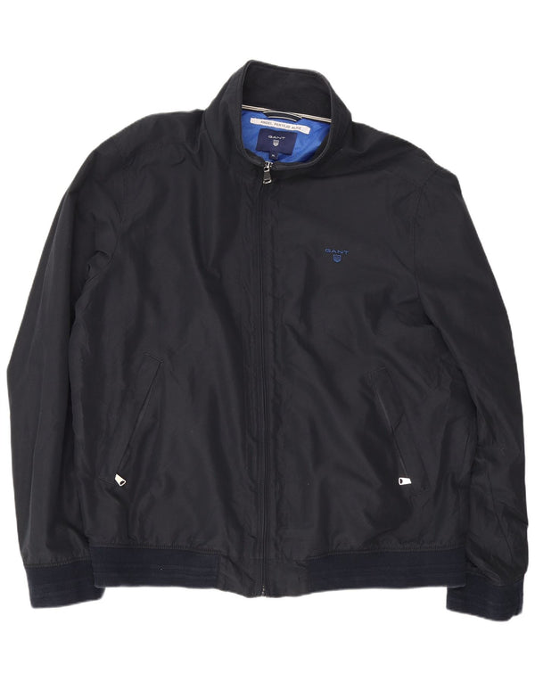 Gant Veste Bomber Homme UK 42 XL Bleu Marine Polyester
