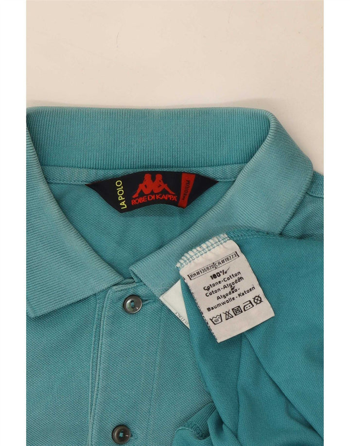 Kappa Polo Homme Bleu Moyen Coton