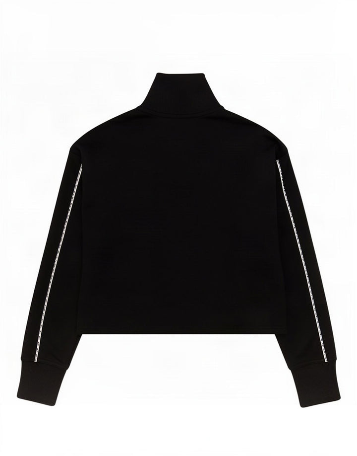Nike Veste de survêtement courte pour fille 13-14 ans XL Noir Polyester