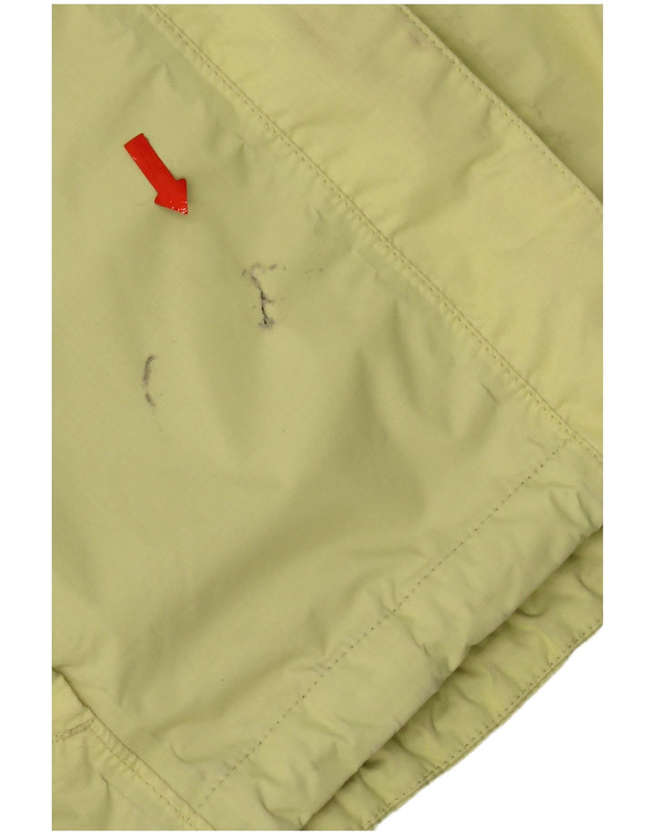 The North Face Veste de pluie à capuche pour femme UK 14 Medium Yellow Nylon