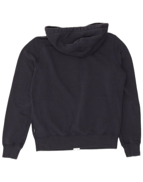 Converse Pull à capuche zippé surdimensionné Chuck Taylor pour femme UK 6 XS Bleu marine