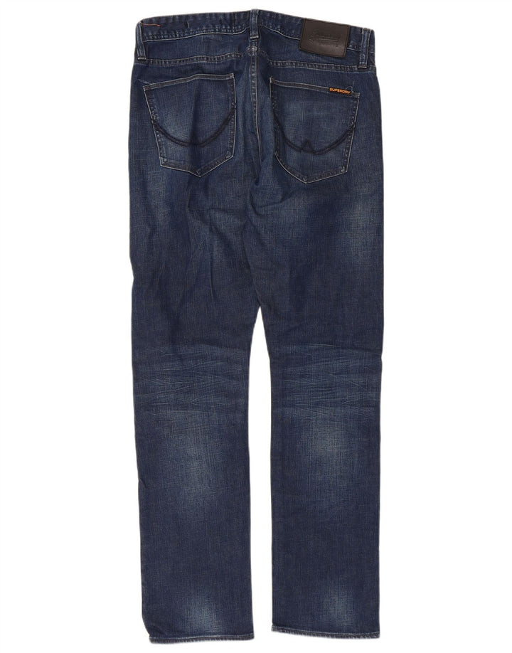 Superdry Jean Corporal Slim W32 L30 Bleu Coton Homme