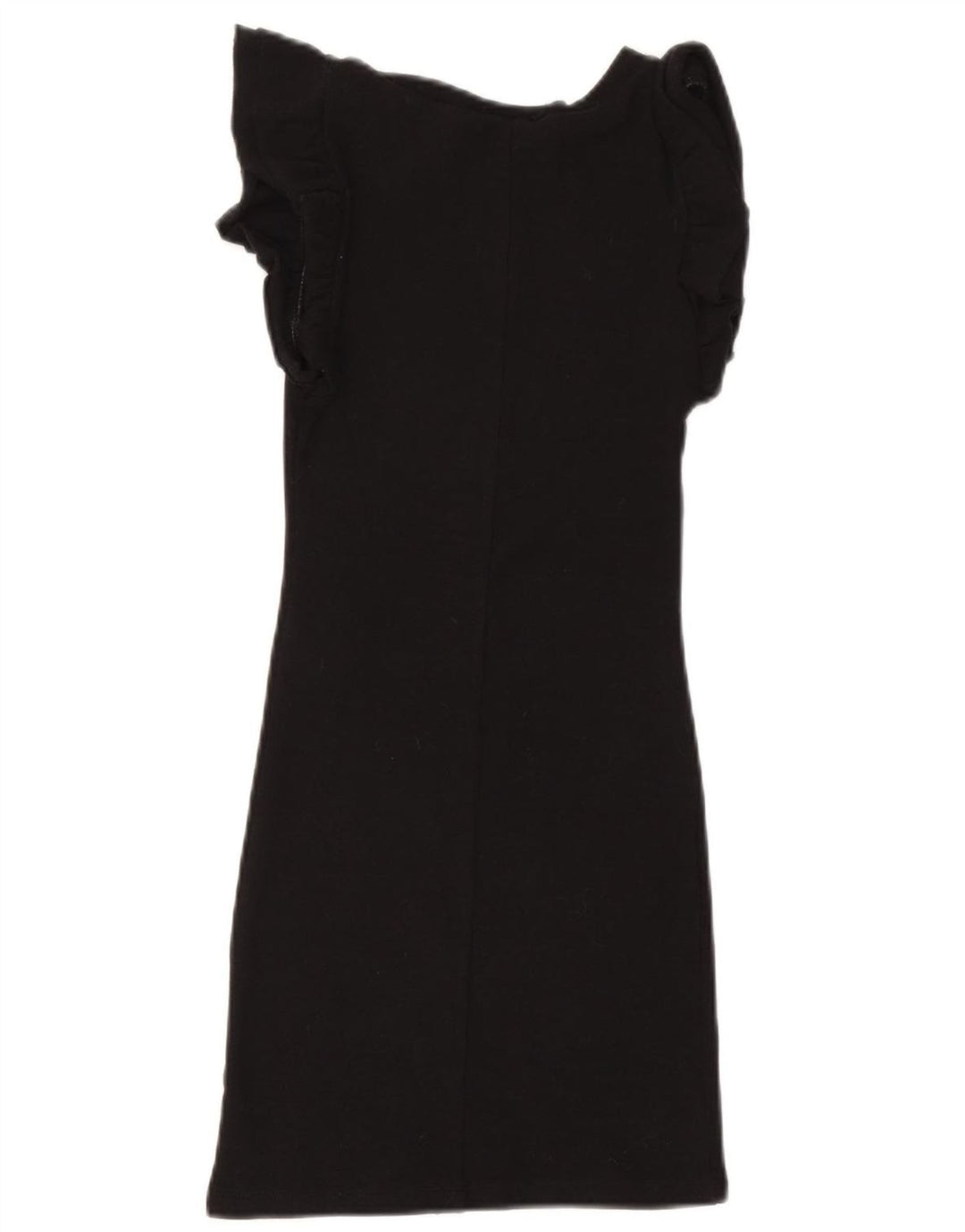 Zara Robe fourreau pour femme UK 10 Petit coton noir