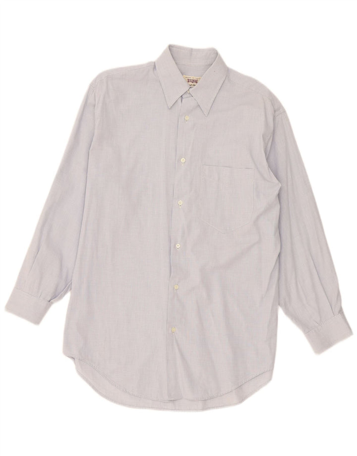 Sisley Chemise Vichy Bleu Moyen Homme