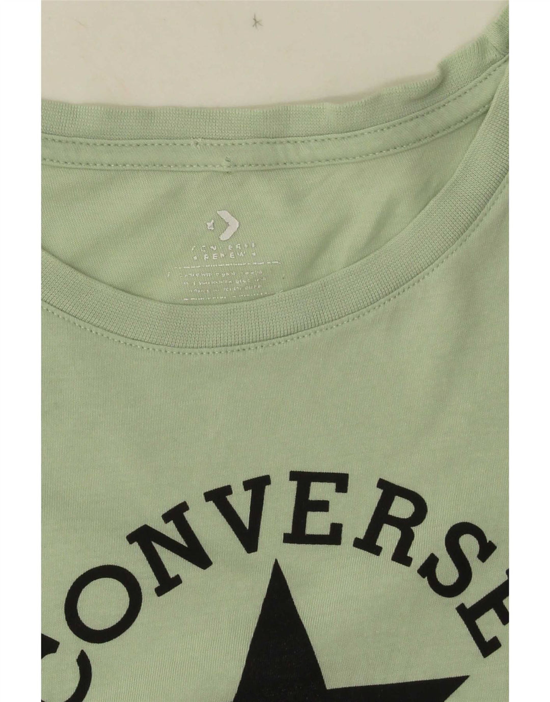 Converse T-shirt graphique pour femme UK 10 Small Vert