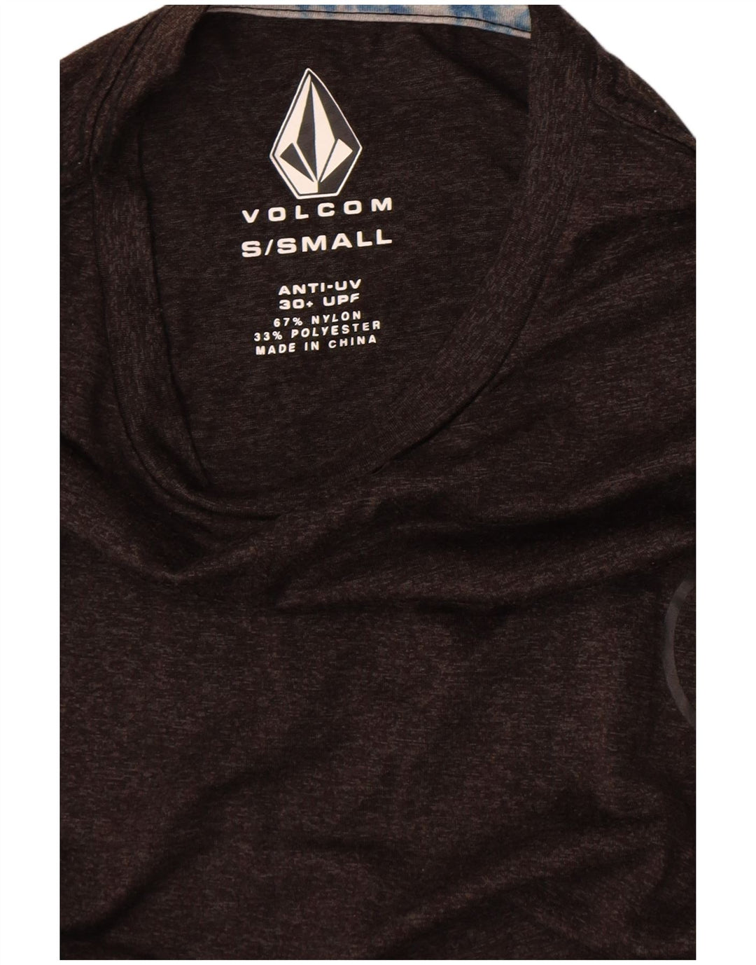 Volcom T-Shirt Homme Petit Gris Moucheté Nylon