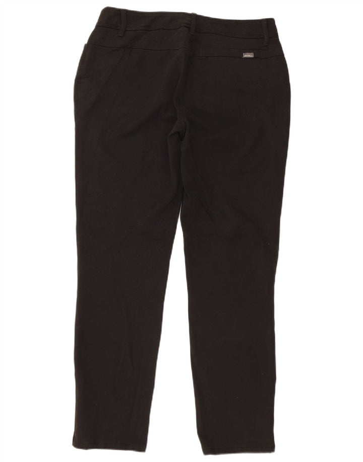 EDDIE BAUER Pantalon décontracté slim pour femme US 4 Small W28 L27 Noir Polyester