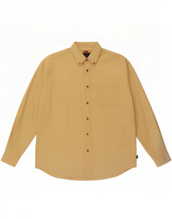 Wrangler Chemise Homme Large Coton Jaune