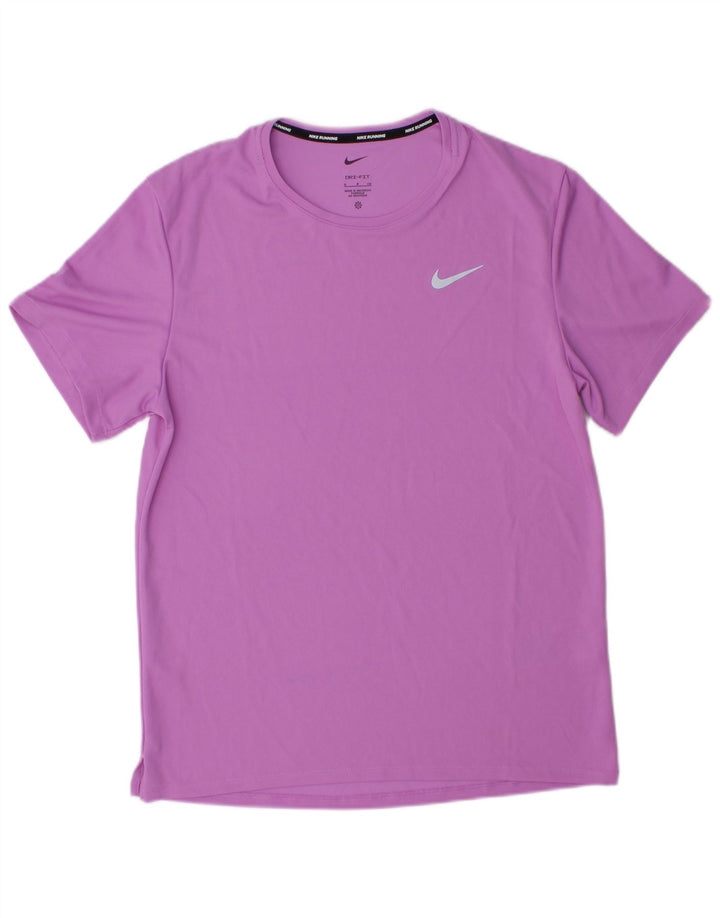 Nike Hommes Dri Fit T-Shirt Haut Petit Violet Polyester