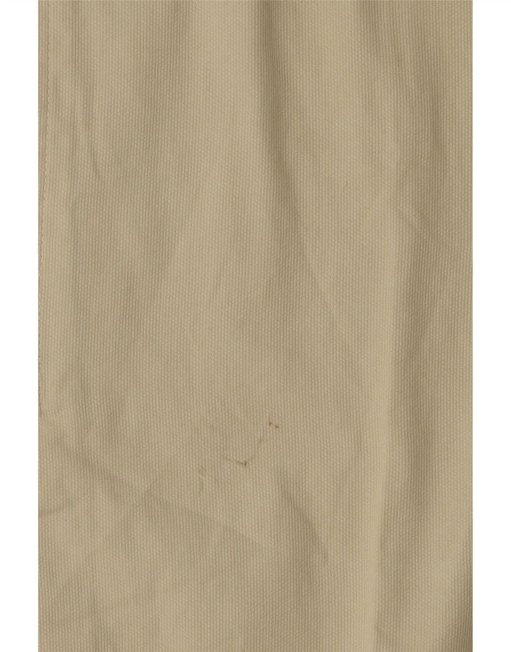 VINTAGE Chemise Homme Coton Beige Moyen