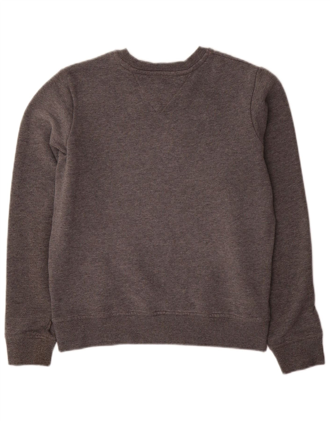 TOMMY HILFIGER Sweat-shirt graphique surdimensionné pour femme UK 6 XS Gris