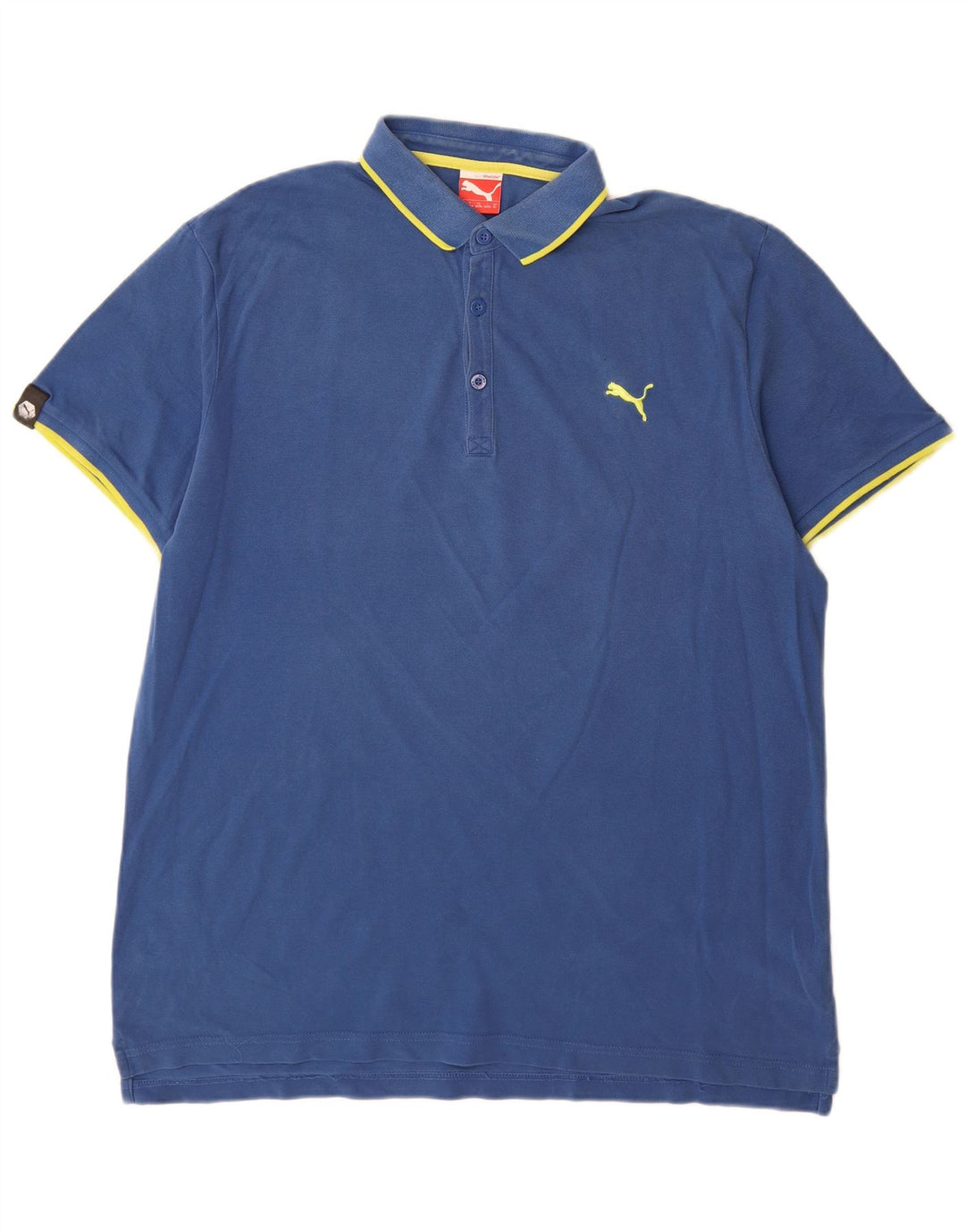 Puma Polo Homme XL Bleu Coton