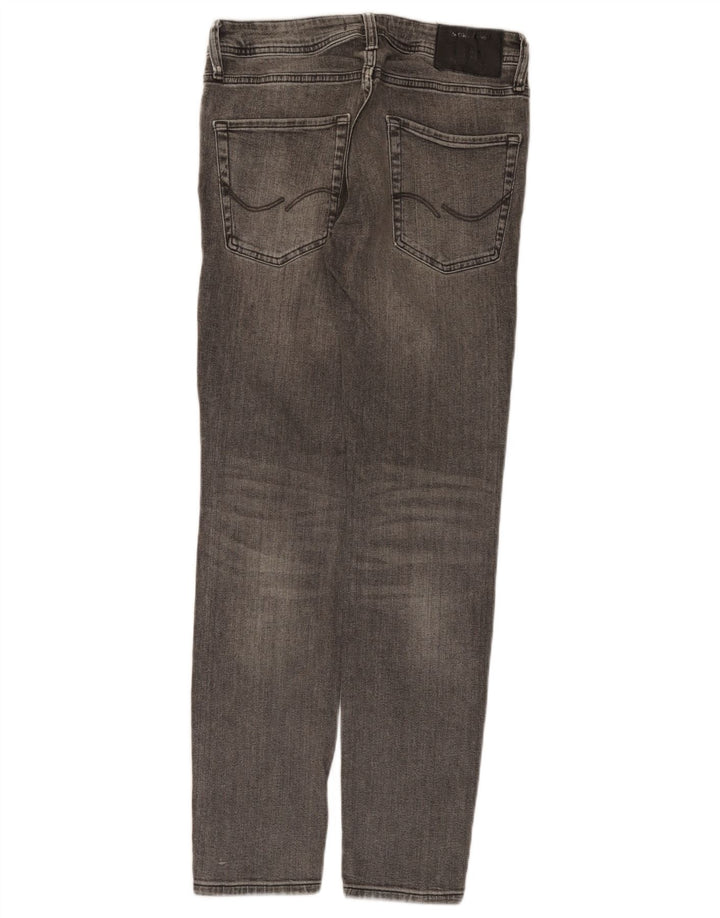 JACK & JONES Jean Slim Effet Déchiré W30 L30 Homme Gris Coton