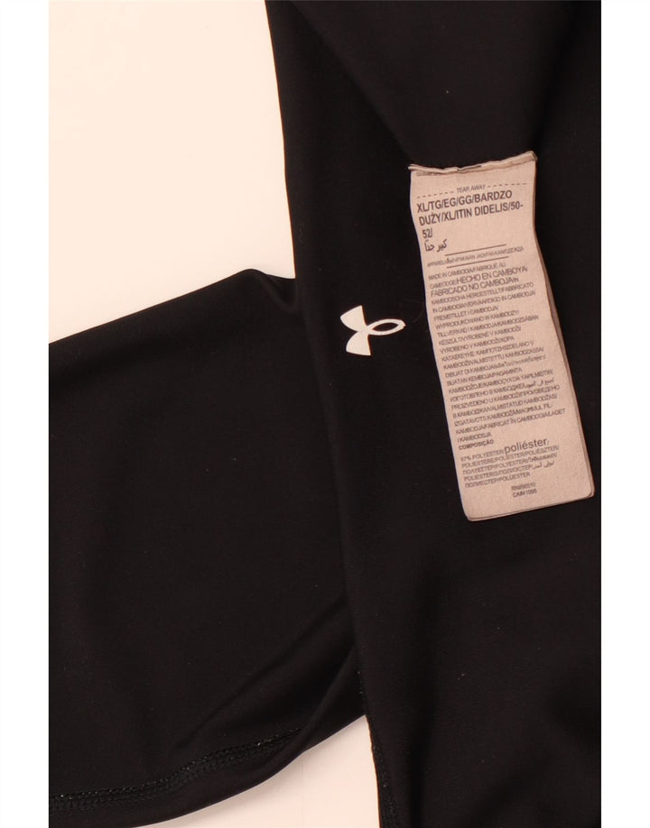 UNDER ARMOUR Leggings Femme UK 18 XL Noir Polyester