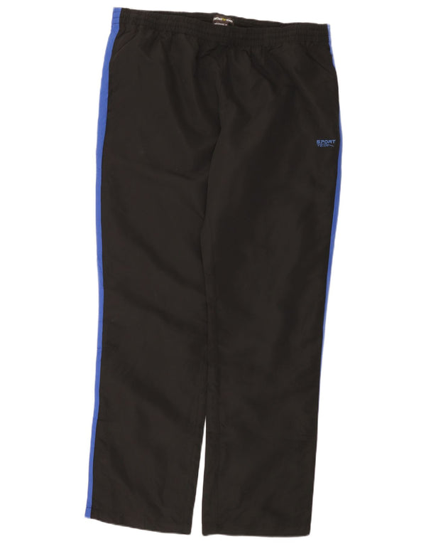 ATLAS FOR MEN Pantalon de survêtement pour homme Large Noir Colourblock Polyester