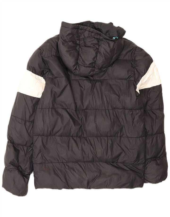 Fila Veste matelassée à capuche garçon 15-16 ans Noir Colourblock Polyamide