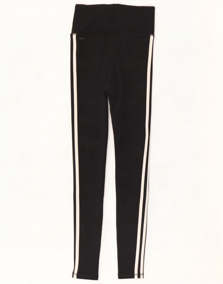 Adidas Climalite Leggings UK 4/6 XS Noir Polyester