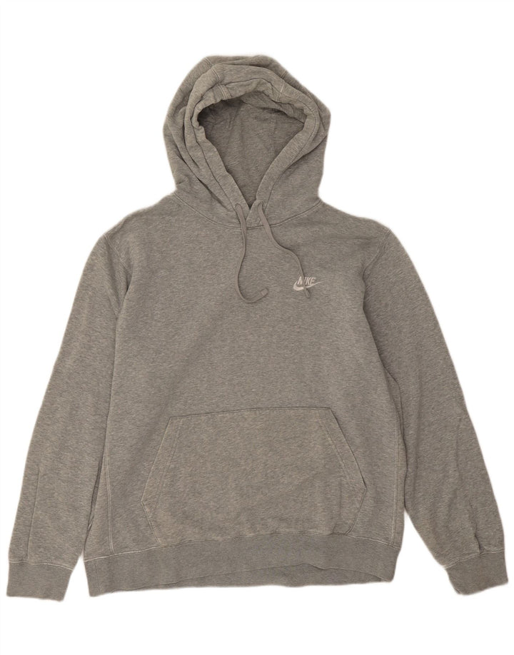 Nike Pull à capuche pour homme en coton gris Taille L