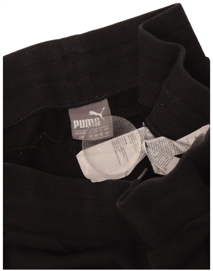 Puma Pantalon de survêtement pour femme Joggers UK 14 Large Noir Polyester