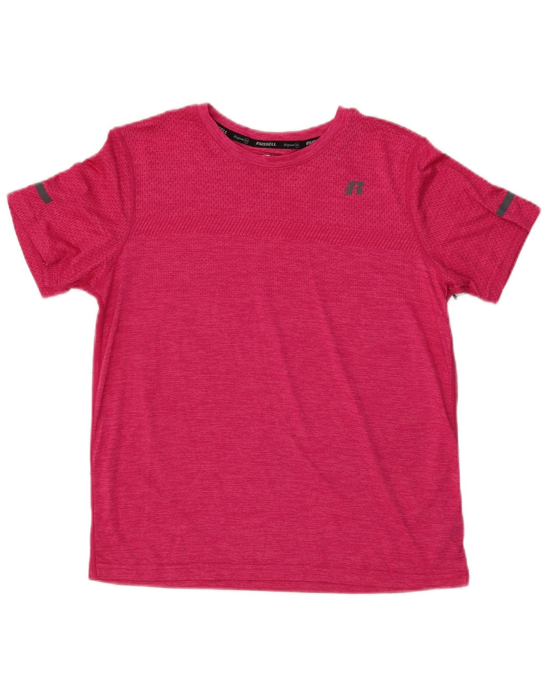 RUSSELL ATHLETIC T-Shirt Dri Fit Fille 14-15 Ans XL Rose