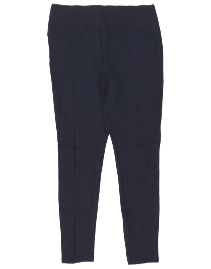 Marks & Spencer Leggings Femme UK 14 Large Bleu Marine Viscose