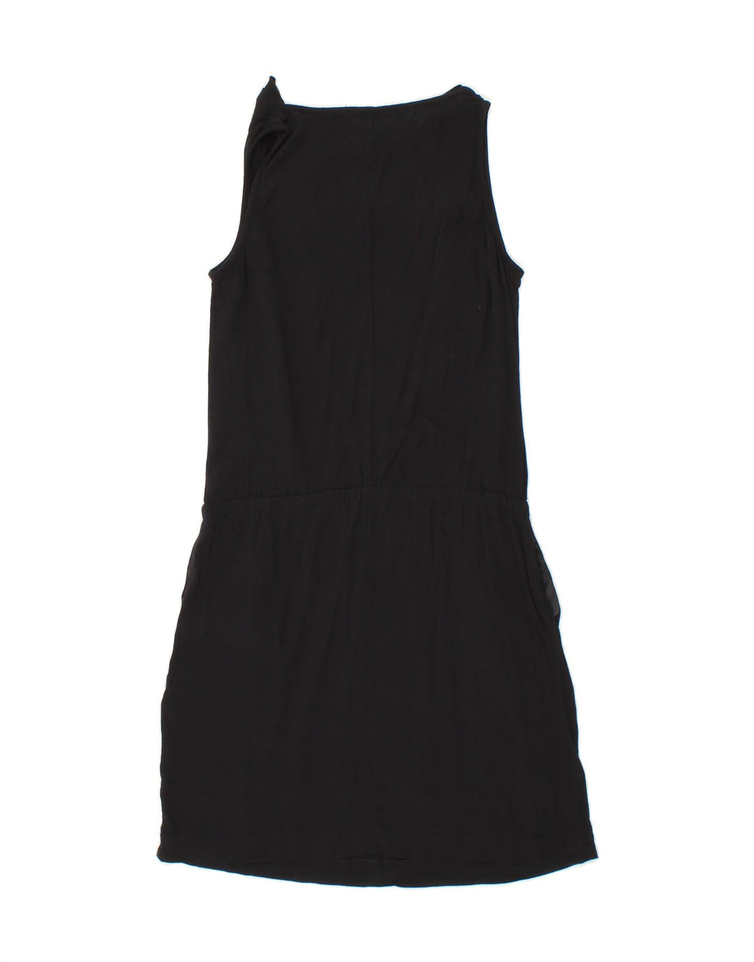 NEXT Womens Sleeveless Sheath Dress UK 12 Medium Navy Blue Viscose Vintage Next and Second-Hand Next from Messina Hembry 