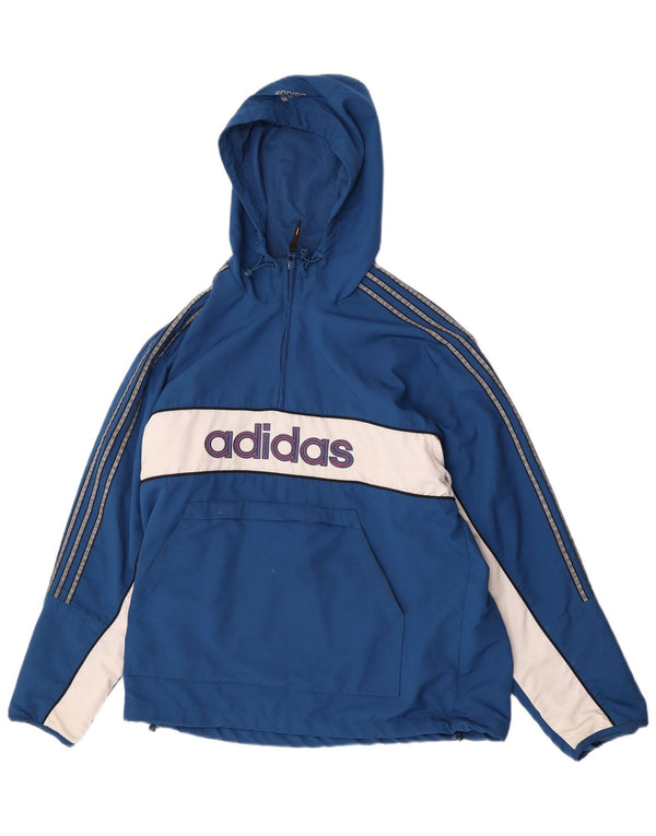 Adidas Veste de survêtement graphique pour homme UK 38/40 Bleu moyen Colourblock