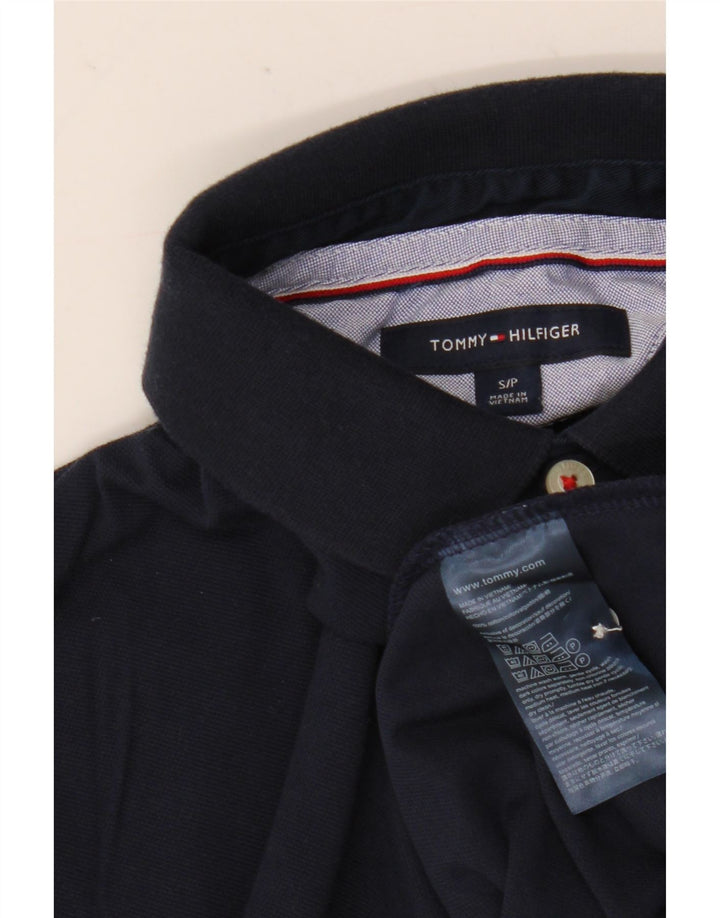 Tommy Hilfiger Polo Homme Petit Bleu Marine Coton