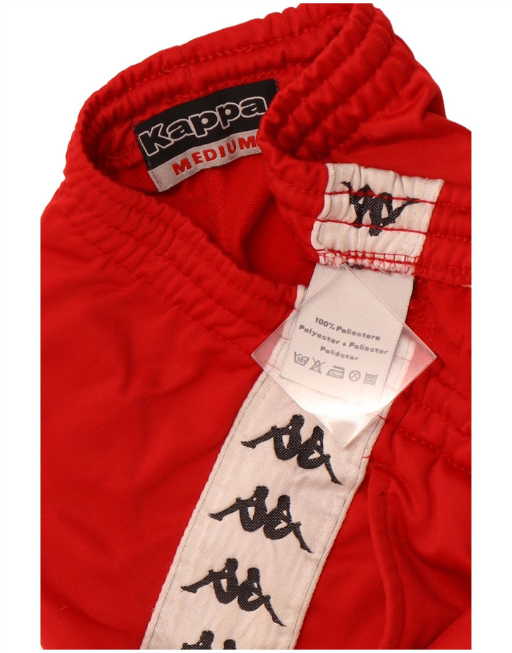 KAPPA Pantalon De Survêtement Graphique Homme Rouge Moyen Polyester