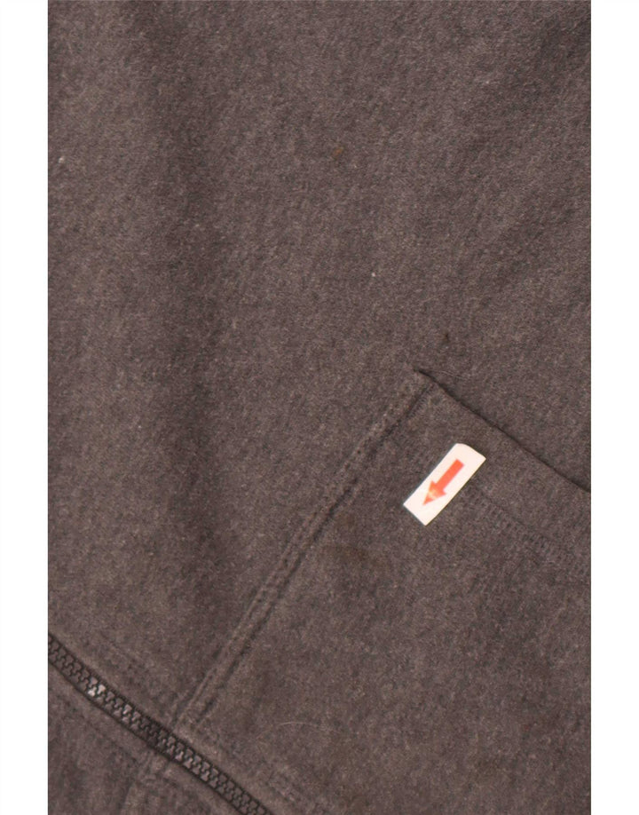 Starter Pull à capuche zippé pour homme Grand coton gris