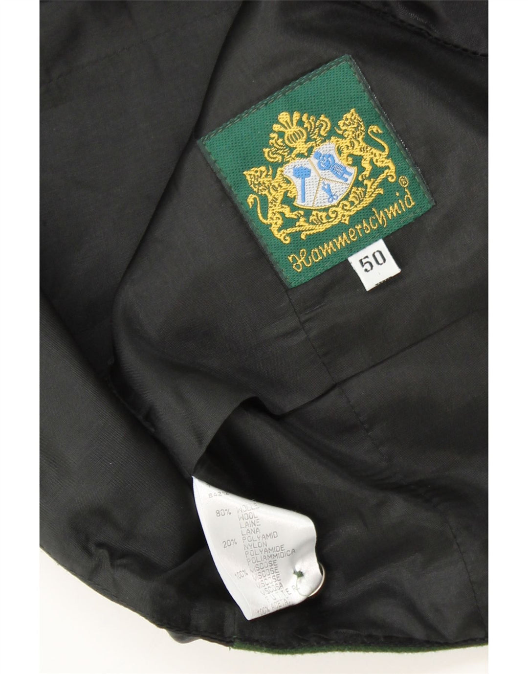 HAMMERSCHMID Gilet Homme EU 50 Laine Vert Moyen