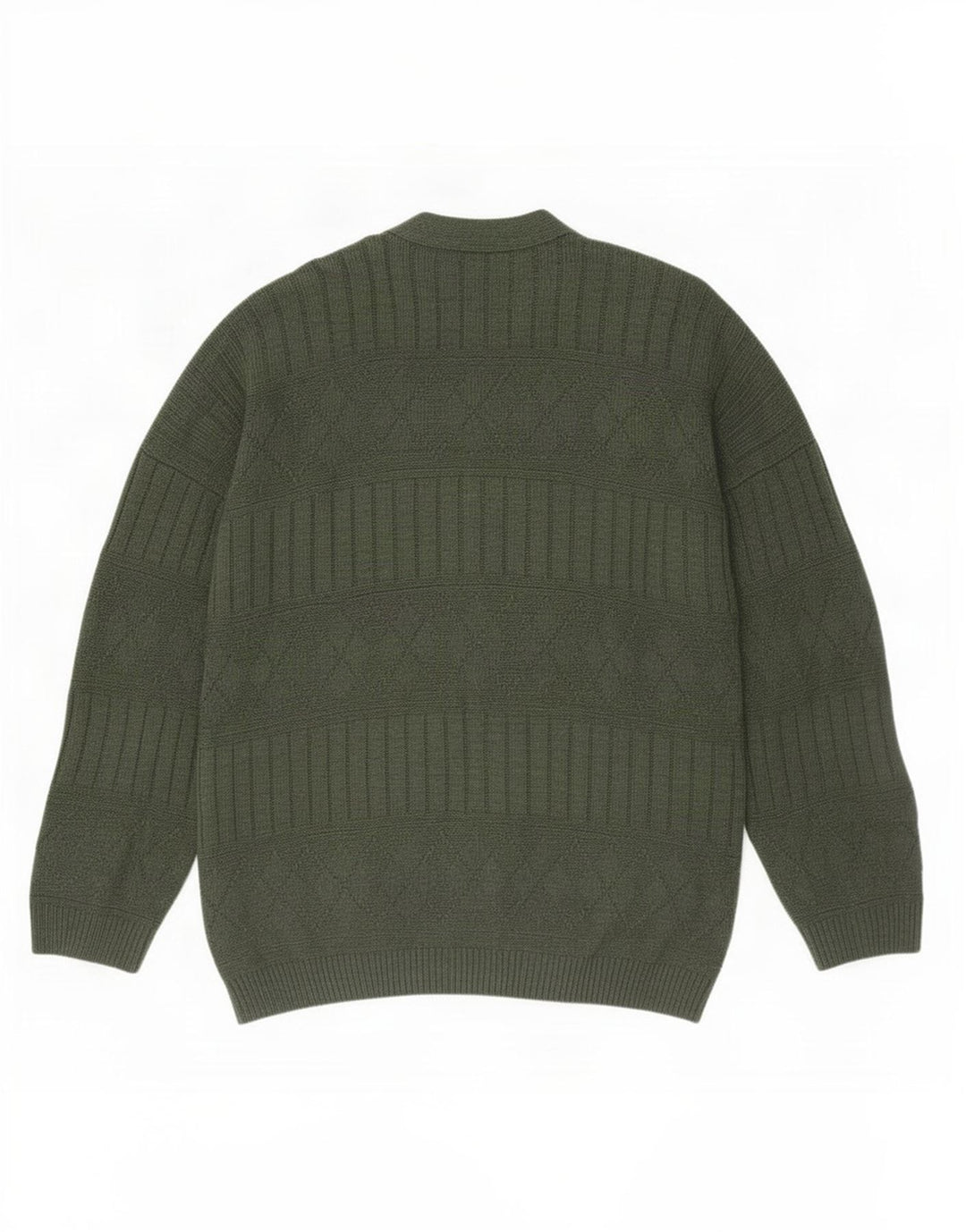 Marks & Spencer Pull St. Michael Cardigan Homme Vert Taille L