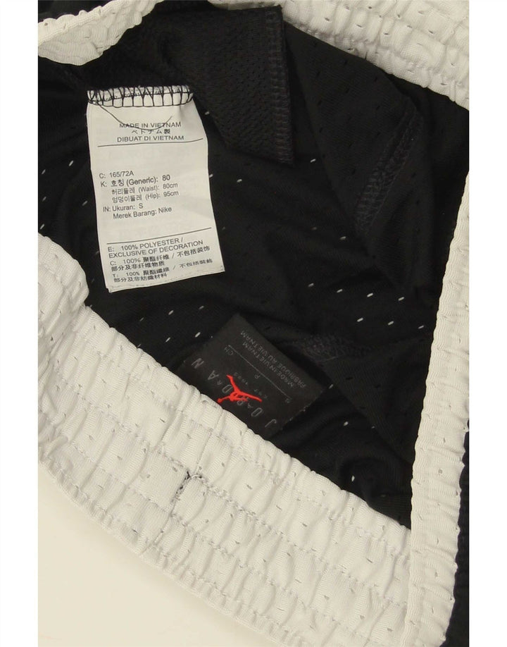 Jordan Short de sport Dri Fit Graphic pour homme, petit, noir, color block, polyester