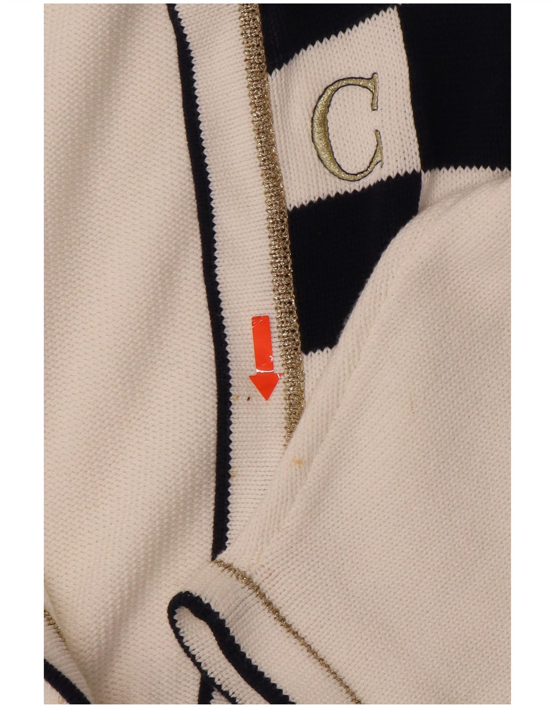 VINTAGE Femmes Surdimensionné Longline Cardigan Pull UK 14 Moyen Blanc