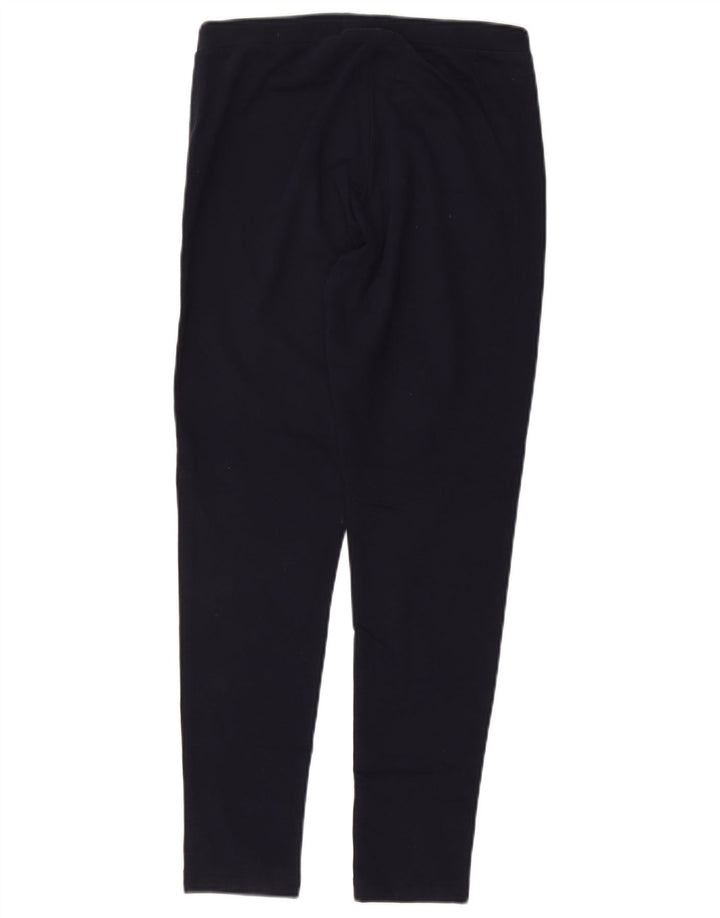 CHAMPION Leggings Femme UK 14 Large Bleu Marine Coton