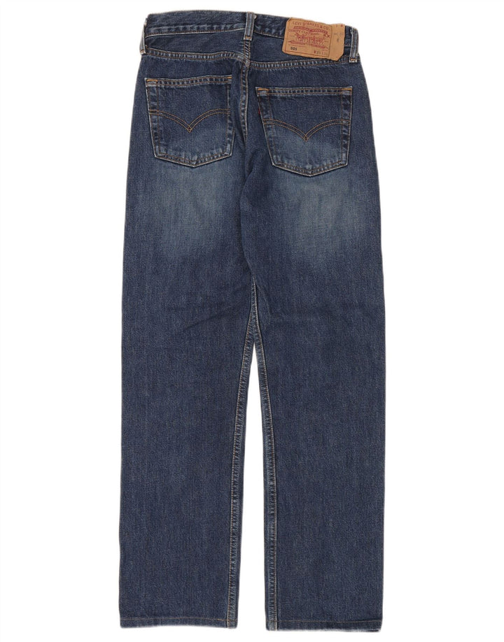 LEVI'S Jean Droit 501 Homme W28 L30 Bleu Coton