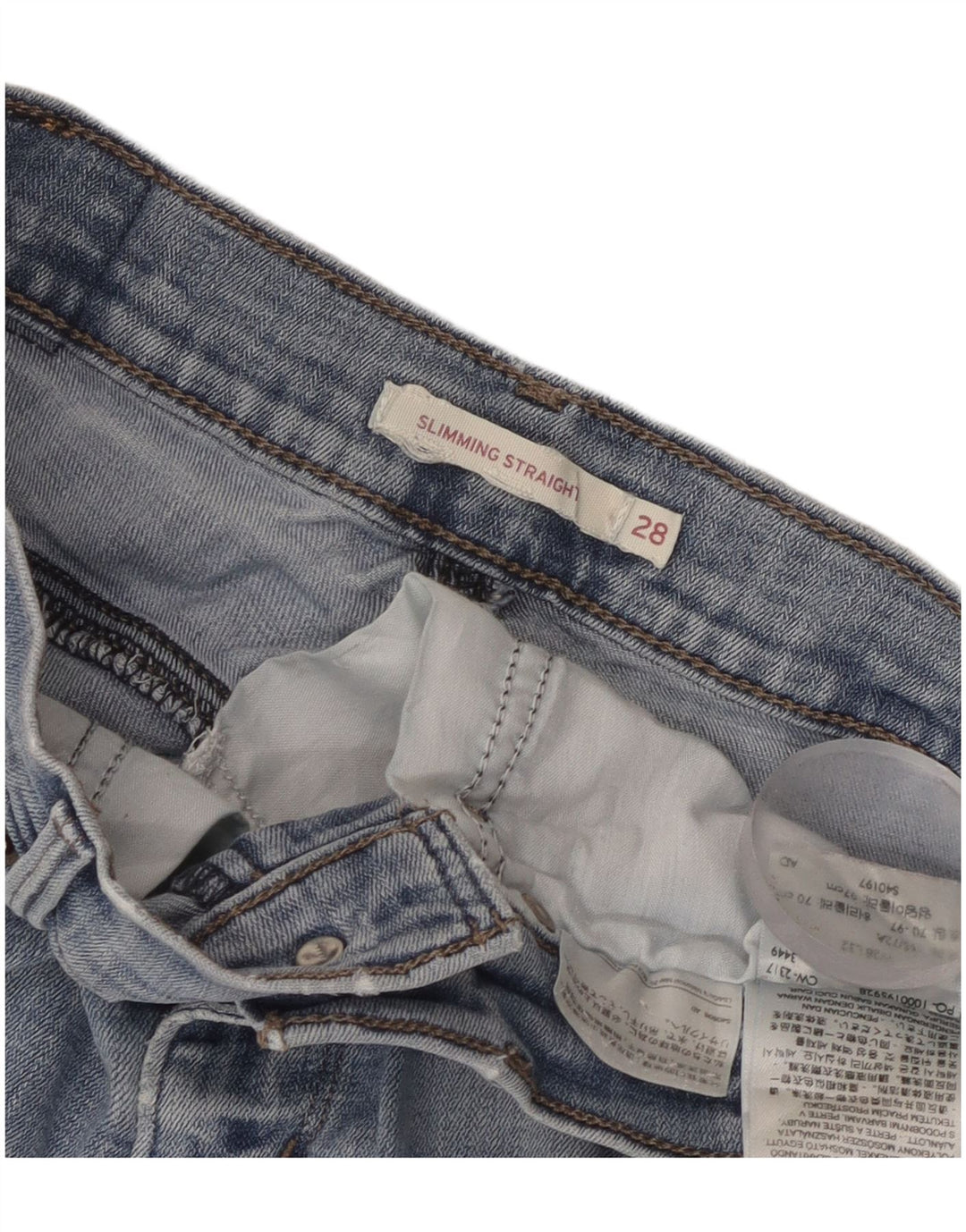 Levi's Short en Jean Femme W28 Bleu Moyen Coton