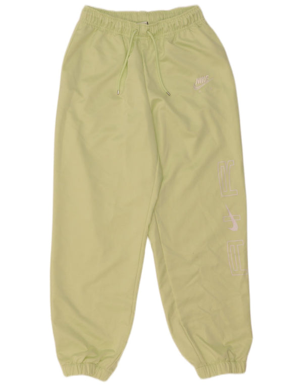 Puma Pantalon de survêtement graphique pour femme UK 8 Small Vert Polyester