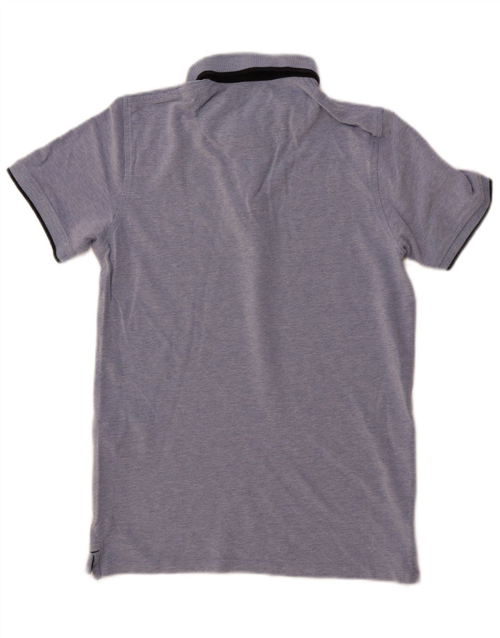 JACK & JONES Polo Homme Petit Bleu Moucheté Coton