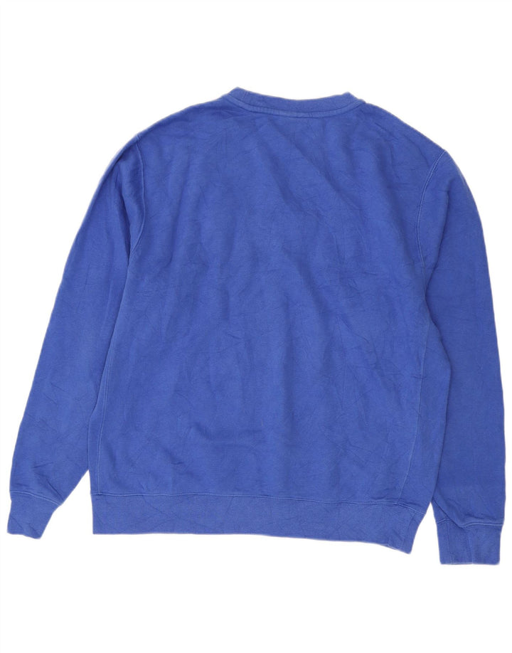 Nike Homme Sweat-Shirt Graphique Bleu Moyen Coton