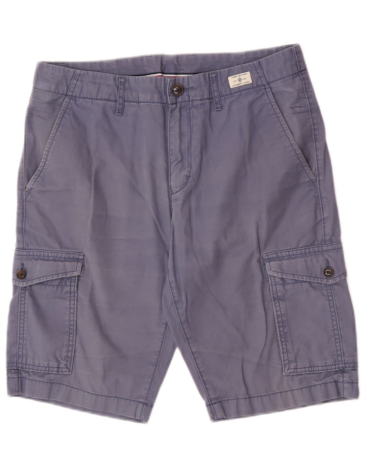 Tommy Hilfiger Short Cargo Homme W32 Bleu Moyen Coton