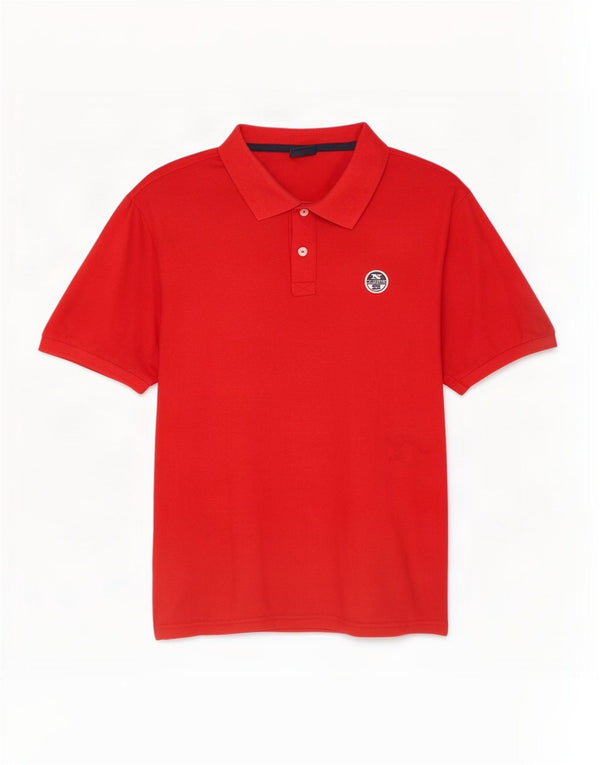 North Sails Polo Homme Rouge Moyen Coton