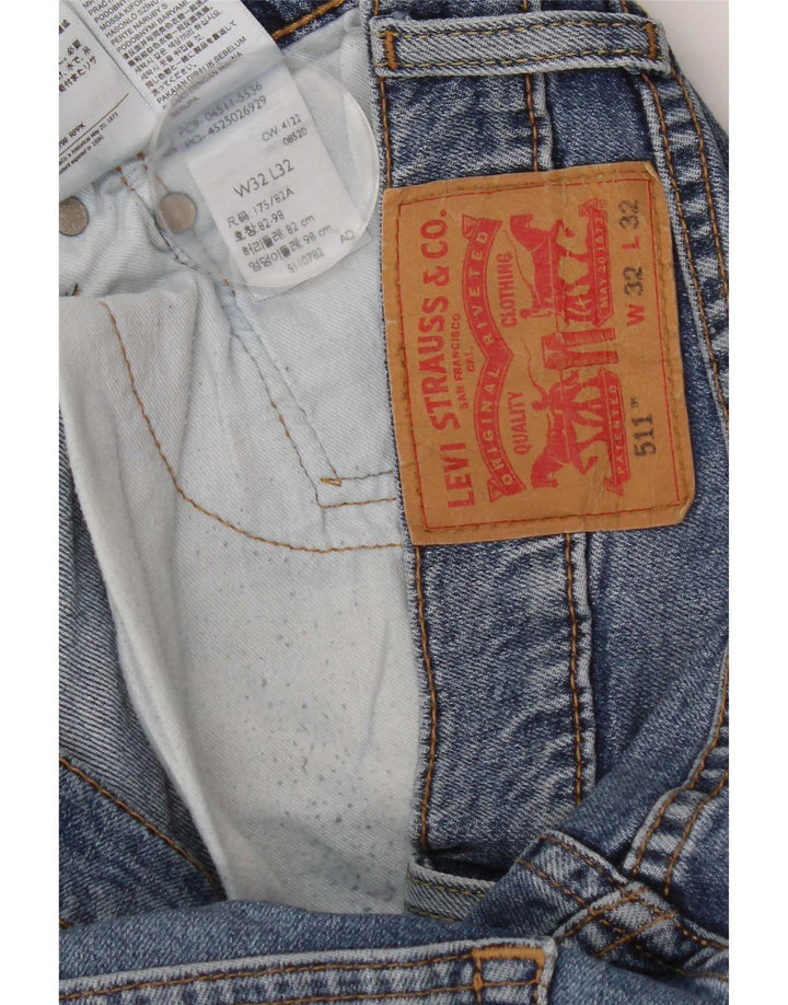 Levi's Jean Slim 511 Homme Bleu W32 L32 Coton