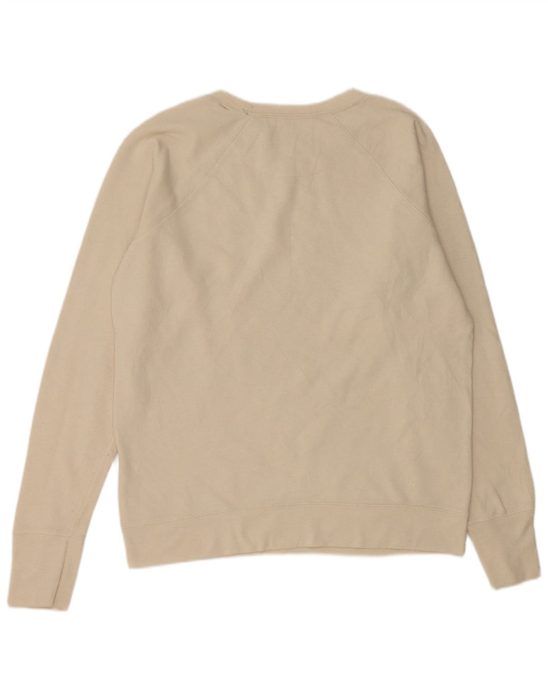 CHAMPION Sweat-Shirt Homme Blanc Cassé Large Polyester