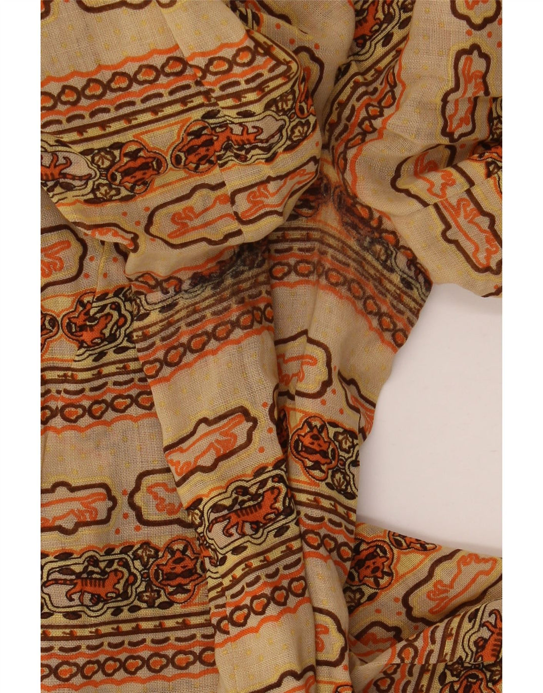 vintage Femme Robe A-Line UK 12 Moyen Multicolore Fair Isle