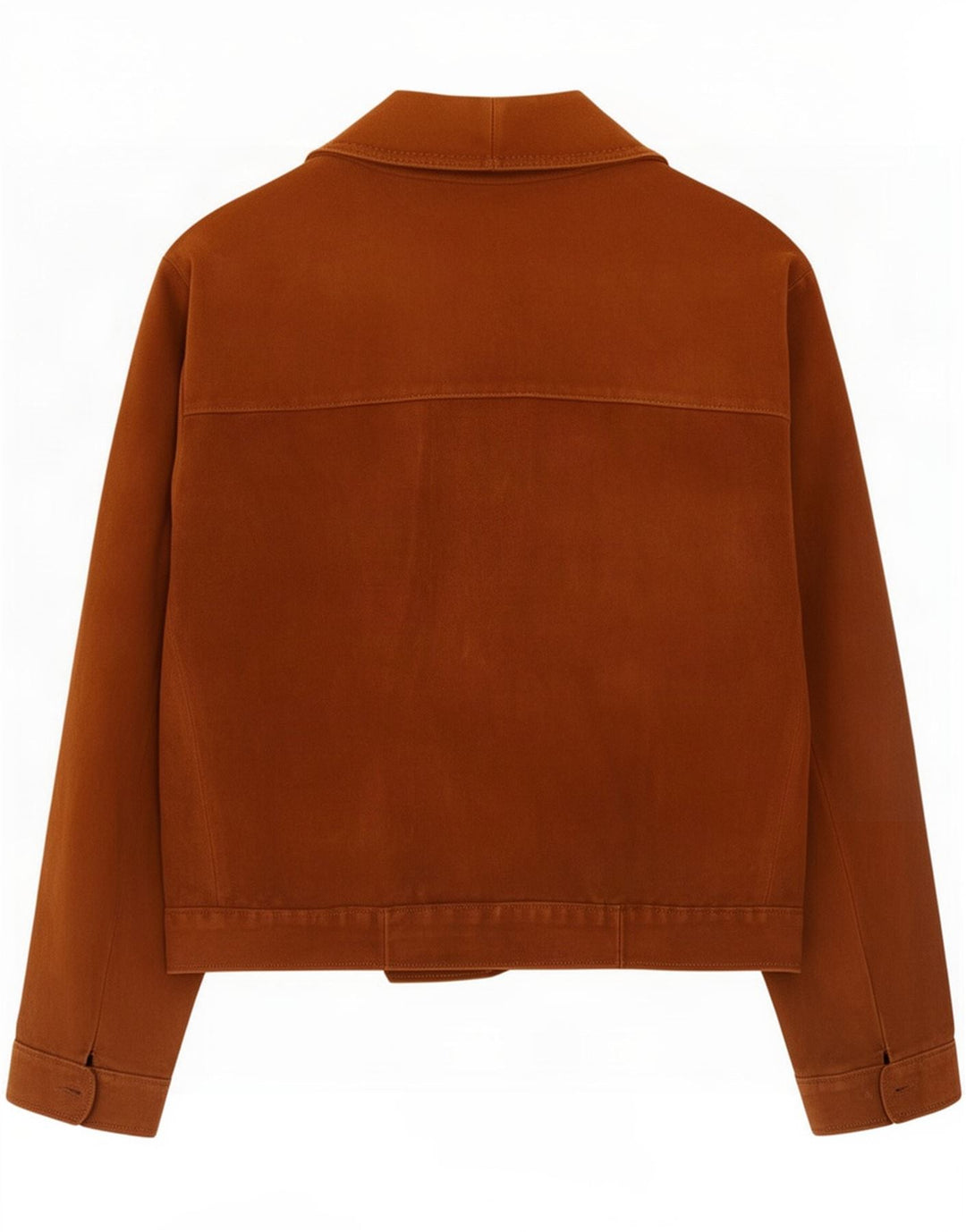 Vintage Veste en daim pour femme UK 38 Cuir marron moyen