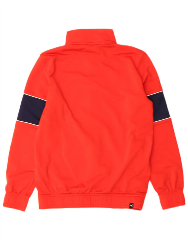 Puma Veste de Survêtement Garçon 11-12 ans Rouge Colorblock Polyester