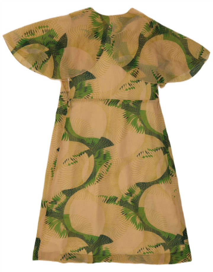 Bagarry Robe trapèze pour femme IT 44 Beige moyen fleuri